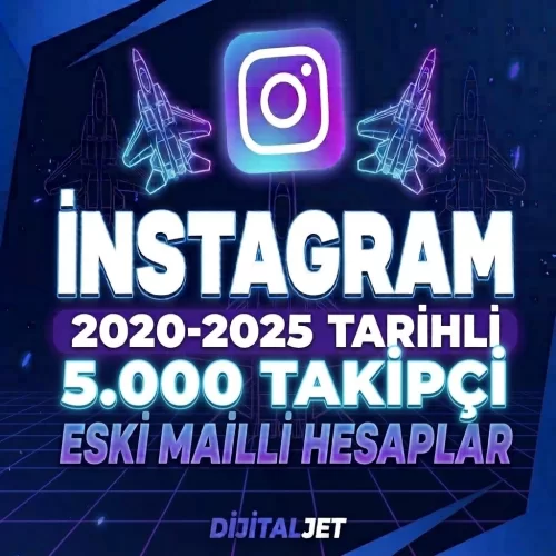  2020-2025-5.000 Takipçi-İnstagram Hesap